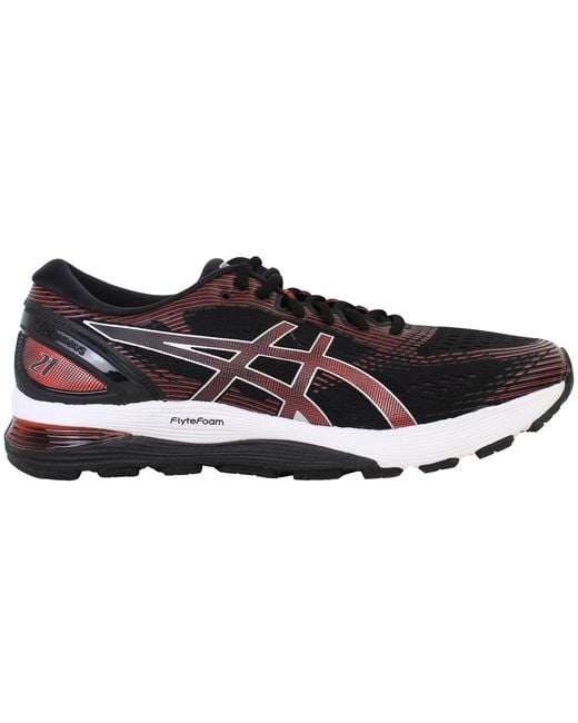 Asics Black Gel-Nimbus 21 Running Shoes for men