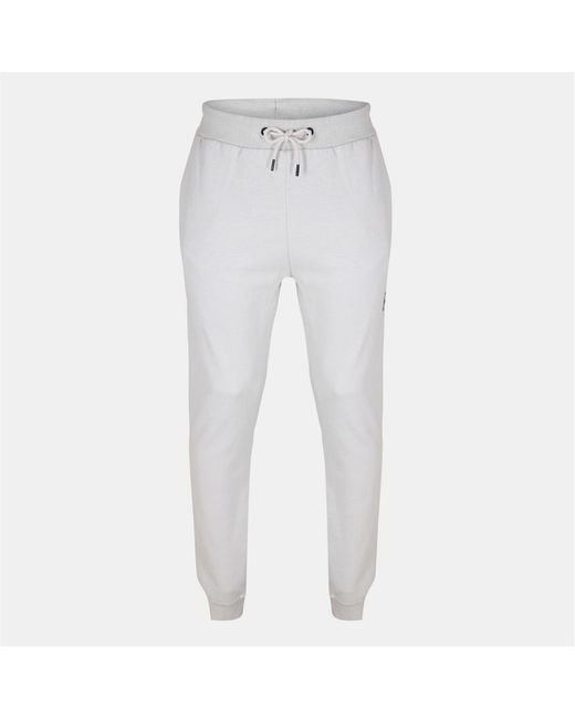 Born Rich White Kebano Solid Patterned Slim Joggers for men