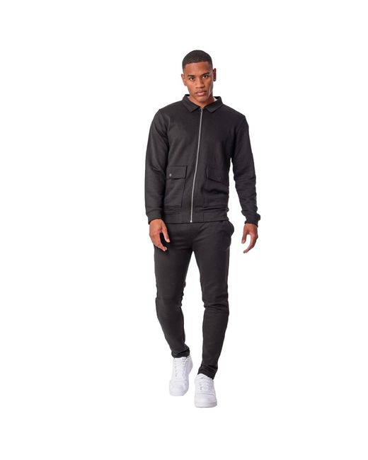 Soulstar Blue Full Set Plain Tracksuit for men
