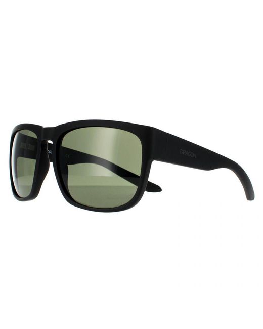 Dragon Green Square Matte G15 Sunglasses for men