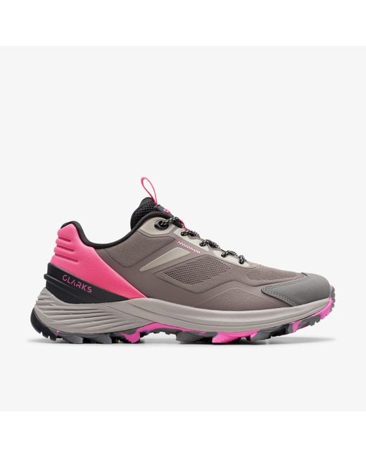 Clarks Gray Laila Trail Combi Trainers