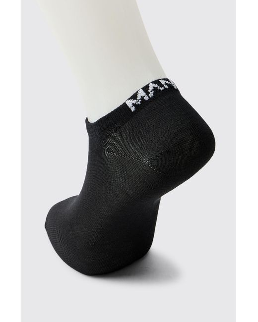 BoohooMAN White 7 Pack Dash Trainer Socks for men
