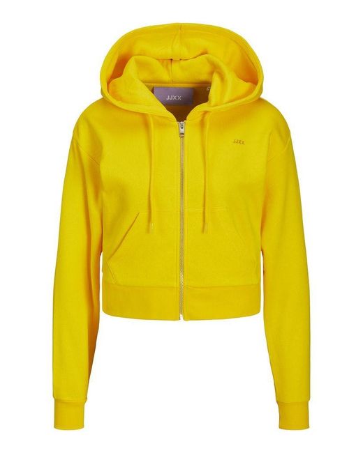 JJXX Yellow Zip Hood Noos Sweat Jacket