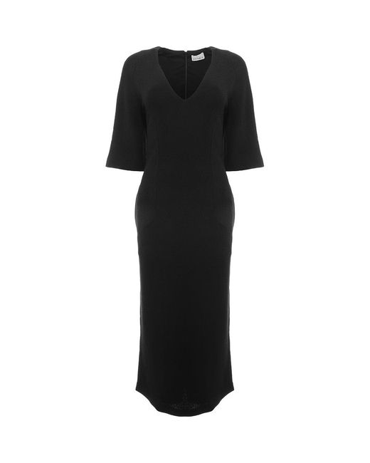Raey Black Deep V Responsible Waist Dress