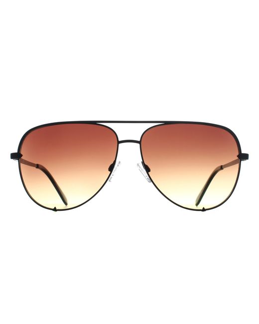 Quay Brown Aviator Gradient High Key Extra Large Metal