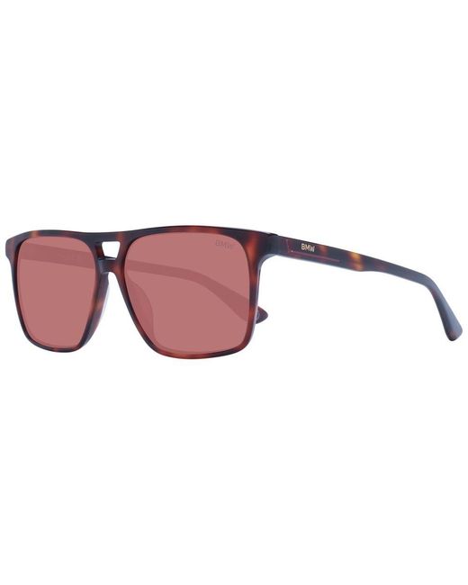 BMW Brown Acetate Sunglasses for men