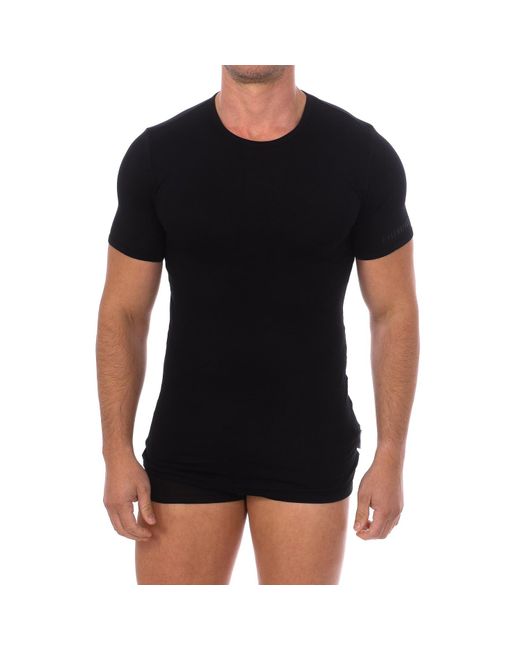 Bikkembergs Black Fashion Bamboo Short Sleeve T-Shirt Bkk1Uts03Si for men