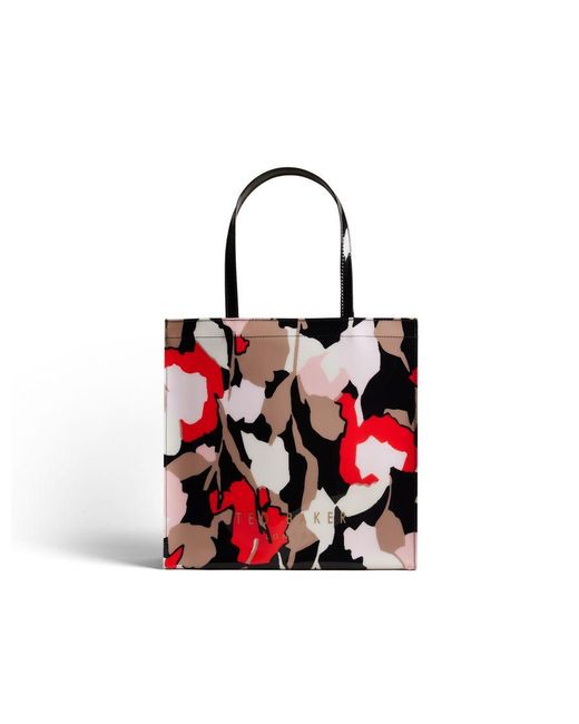 Ted Baker Red Camicon Retro Flood Large Printed Icon Bag