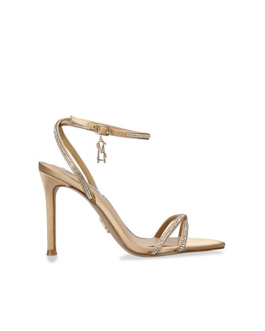 Steve Madden Metallic Satin Juniper Heels