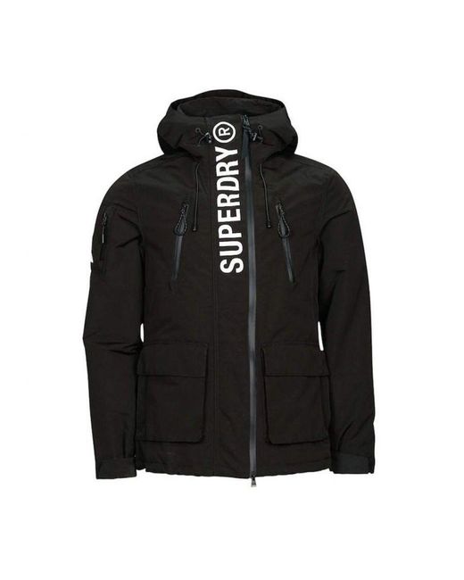 Superdry Black Ultimate Sd Windcheater Jacket for men