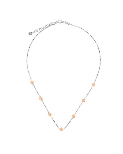 Orphelia Metallic 925 Sterling Necklace