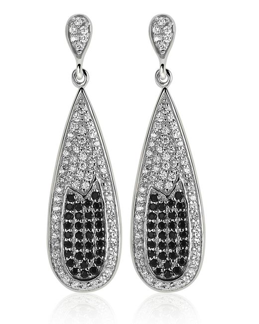 Orphelia White 925 Sterling Drop Earrings
