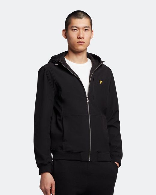Lyle & Scott Black Softshell Jacket for men