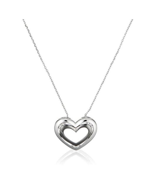 Orphelia Metallic 925 Sterling Chain With Pendant