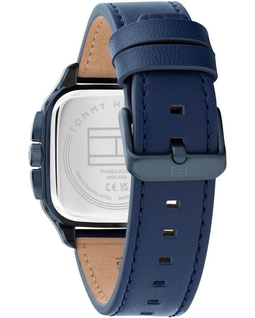 Tommy Hilfiger Blue Herald Watch 1792219 Leather for men