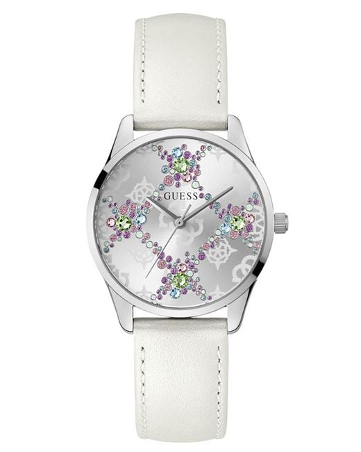 Guess Gray Luster Watch Gw0837L1 Leather