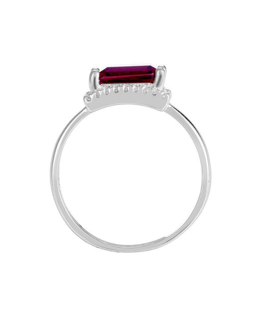 Orphelia Pink 925 Sterling Ring