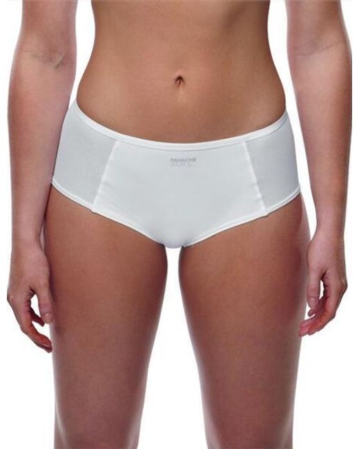 Panache White Sports Shorty Brief