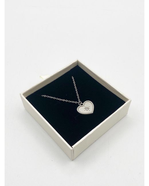 SVNX Blue Starry Heart Necklace