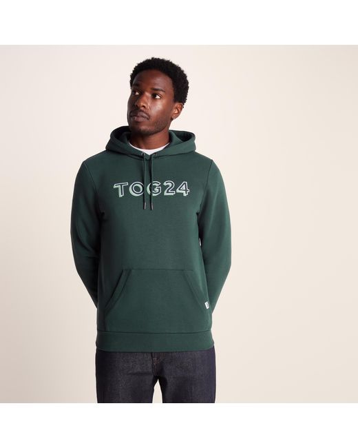 TOG24 Green Rinson Hoody Racing Cotton for men
