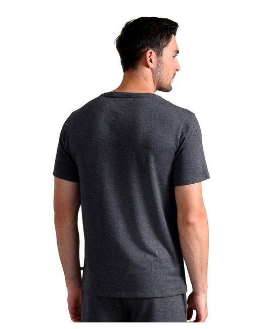 Ted Baker Black Short Sleeve Pyjama Top for men