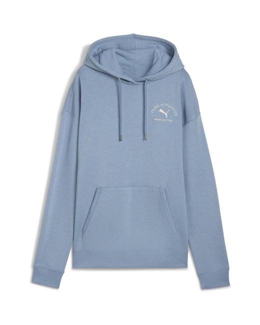 PUMA Blue Class Relaxed Overhead Tech Fleece Hoodie