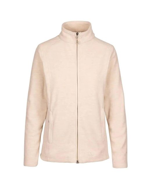 Trespass Natural Ladies Reply At200 Fleece Jacket (Cream Blush)