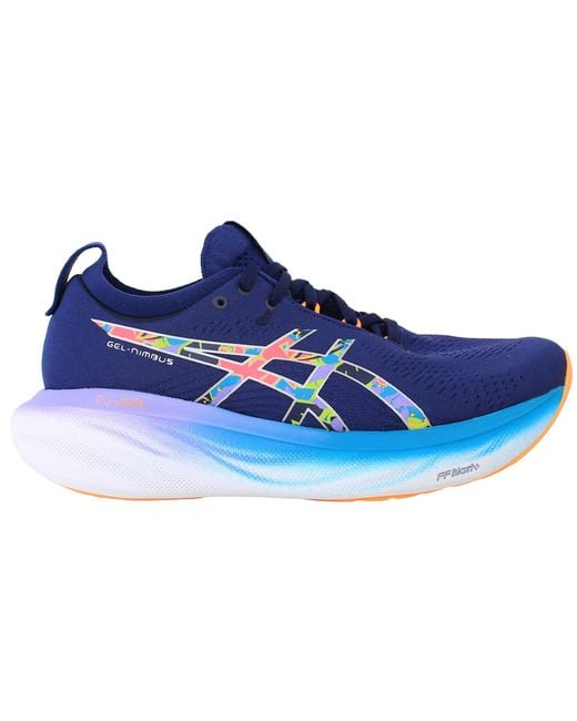Asics Blue Gel-Nimbus 25 Lite-Show Running Shoes for men