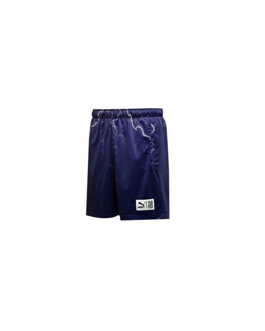 PUMA Alife 158 Drycell Navy Blue Soccer Jersey Shorts 570460 04