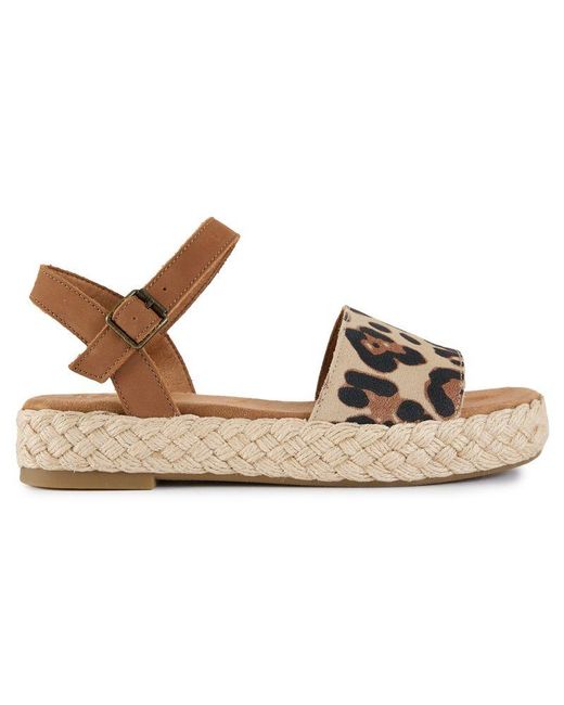 TOMS Brown Abby Sandals