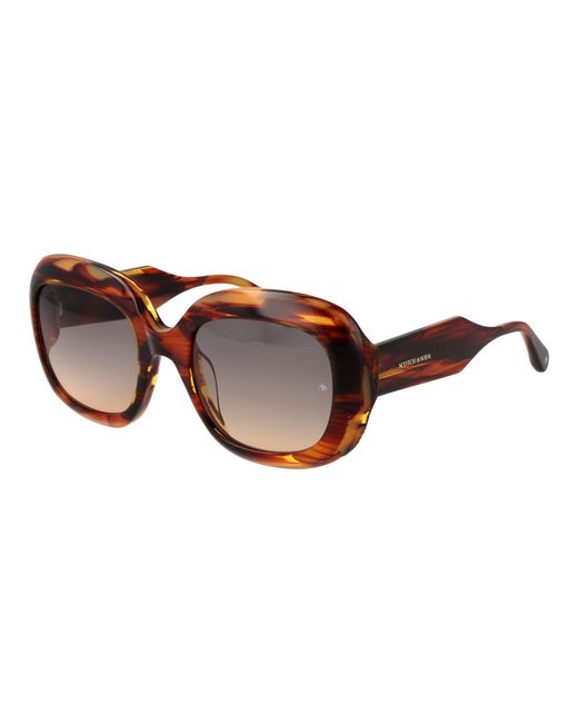 Scotch & Soda Brown Sunglasses