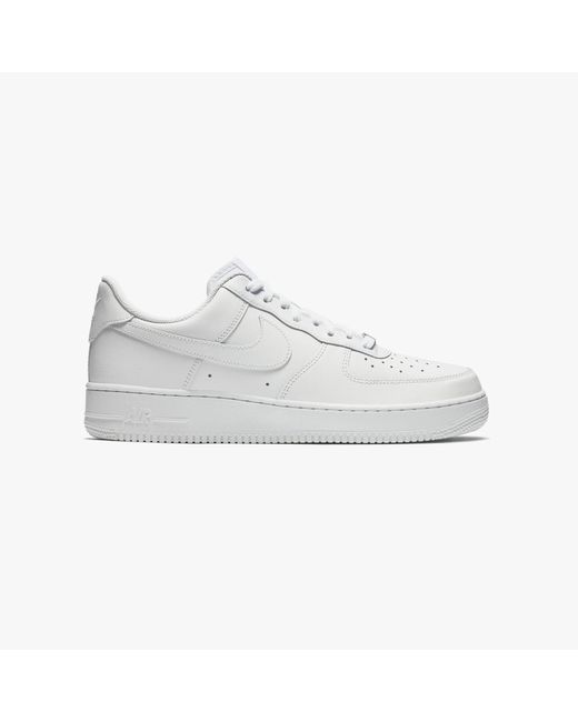 Nike White Air Force 1 '07 Trainers/ Leather
