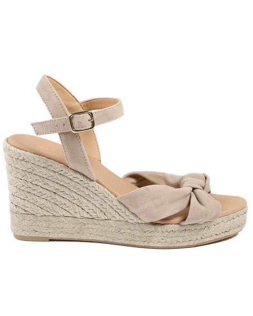 Jones Bootmaker Metallic Roxie Buckled Leather Espadrilles