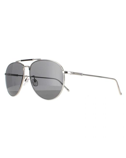 Bally Gray Aviator Mirrored By0038-D Metal (Archived) for men