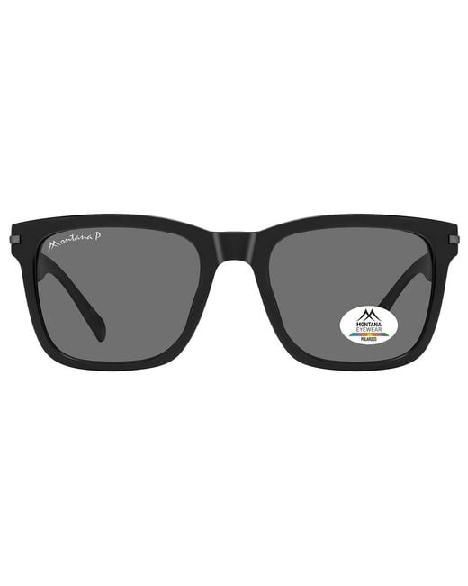 Montana Black Square Shiny Polarized Mp183 for men
