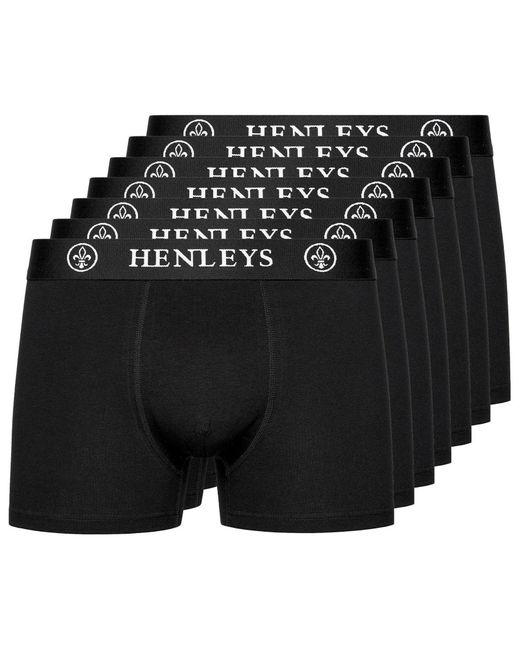 Henleys Mcblacken Boxer Shorts 7Pk for men