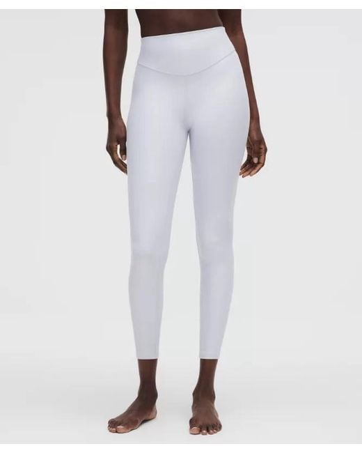 lululemon athletica White Wunder Under Senseknit High-Rise Tight 25'
