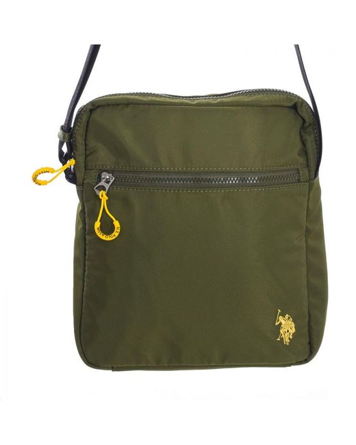 U.S. POLO ASSN. Green Biub55675Mia Shoulder Bag for men