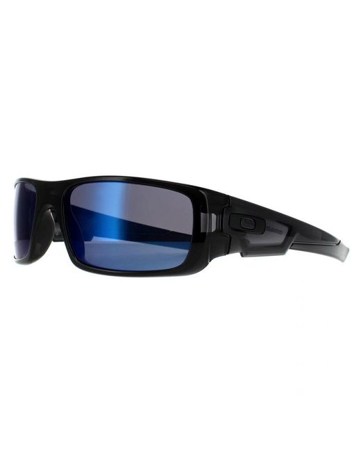 Oakley Blue Wrap Ink Ice Iridium Sunglasses for men