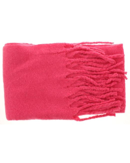 Wynsors Red Oversized Fluffy Scarves Textile