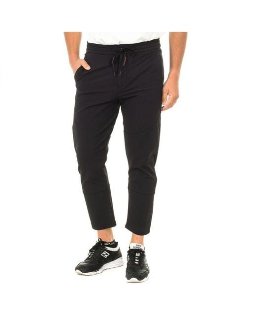 Napapijri Black Long Track Pants With Adjustable Drawstring Np0A4E8A for men