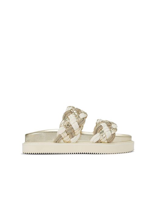 Carvela Kurt Geiger Natural Sandals Gold Combination Maiella