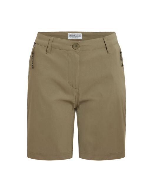 Craghoppers Green Ladies Kiwi Pro Iii Casual Shorts (Cardamom)