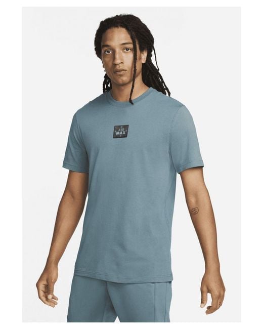 Nike Blue Sportswear Air Max T-Shirt for men
