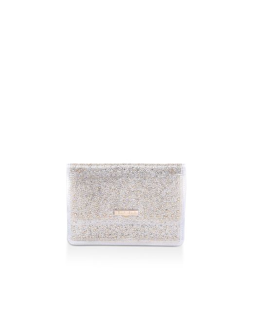 Carvela Kurt Geiger White Lovebird Clutch Bag