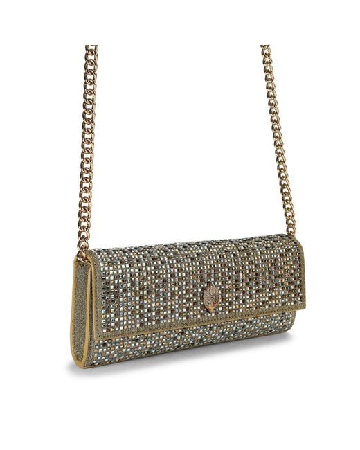 Kurt Geiger Metallic Elongated Clutch Bag