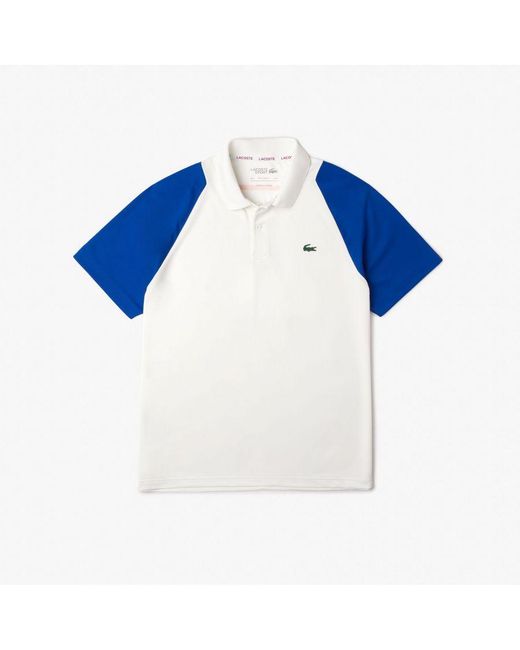 Lacoste Blue Tennis Recycled Polo Shirt for men