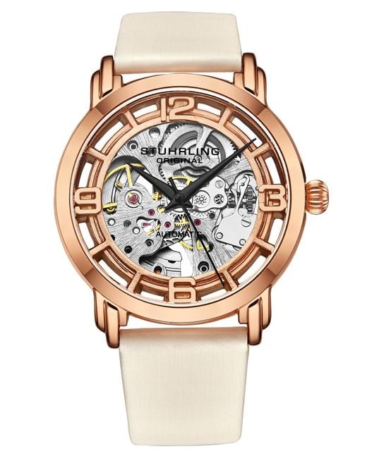 Stuhrling Metallic Winchester 3982 Automatic 40Mm Skeleton