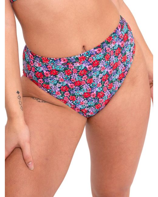 Curvy Kate Blue Kitsch High Waist Bikini Brief