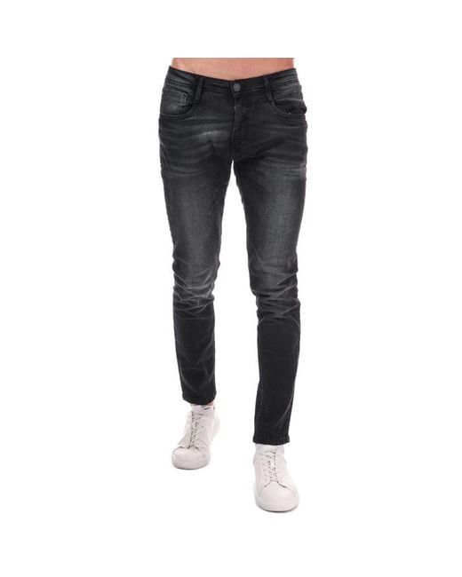 Duck and Cover Black Maylead Slim Fit Jean for men